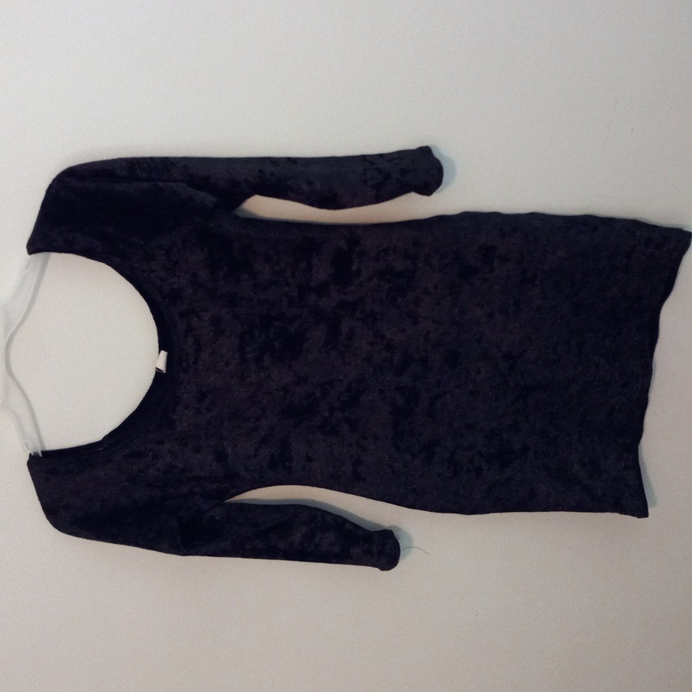 Black Velvet Women's Bodycon Dress